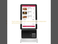 Εικονική οθόνη αυτοεξυπηρέτηση παραγγελία πληρωμή λογαριασμού ανεξάρτητο περίπτερο αυτοεξυπηρέτησης