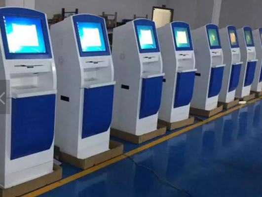 αυτοεξυπηρετήσεων ATM μηχανών δημοσιογράφων υπαίθρια πληρωμή περίπτερων οθόνης αφής εκτυπωτών περιστρεφόμενη