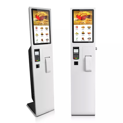 22 μόνο περίπτερο πληρωμής διαταγής Cashless οθόνης αφής ίντσας για το εστιατόριο