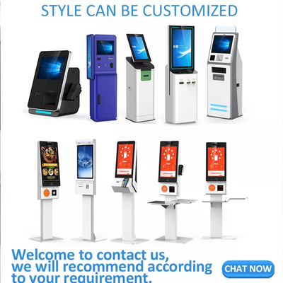 Θερμική εκτύπωση Ip65 250cd/M2 ATM Cash Machine Μαγνητικό σήμα